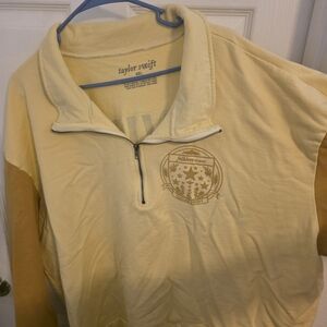 Taylor Swift Yellow Folklore Pullover Quarter-Zip